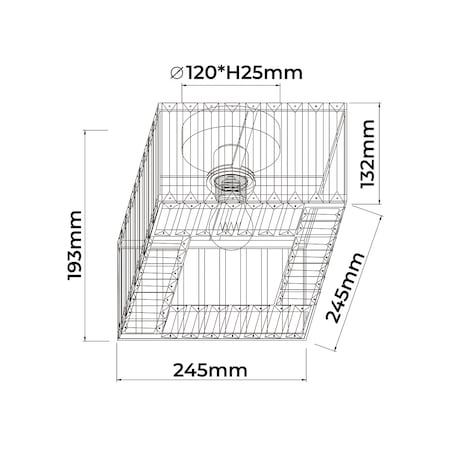 Plafon Light Prestige Vetro chrom 1 x E27 1 szt.