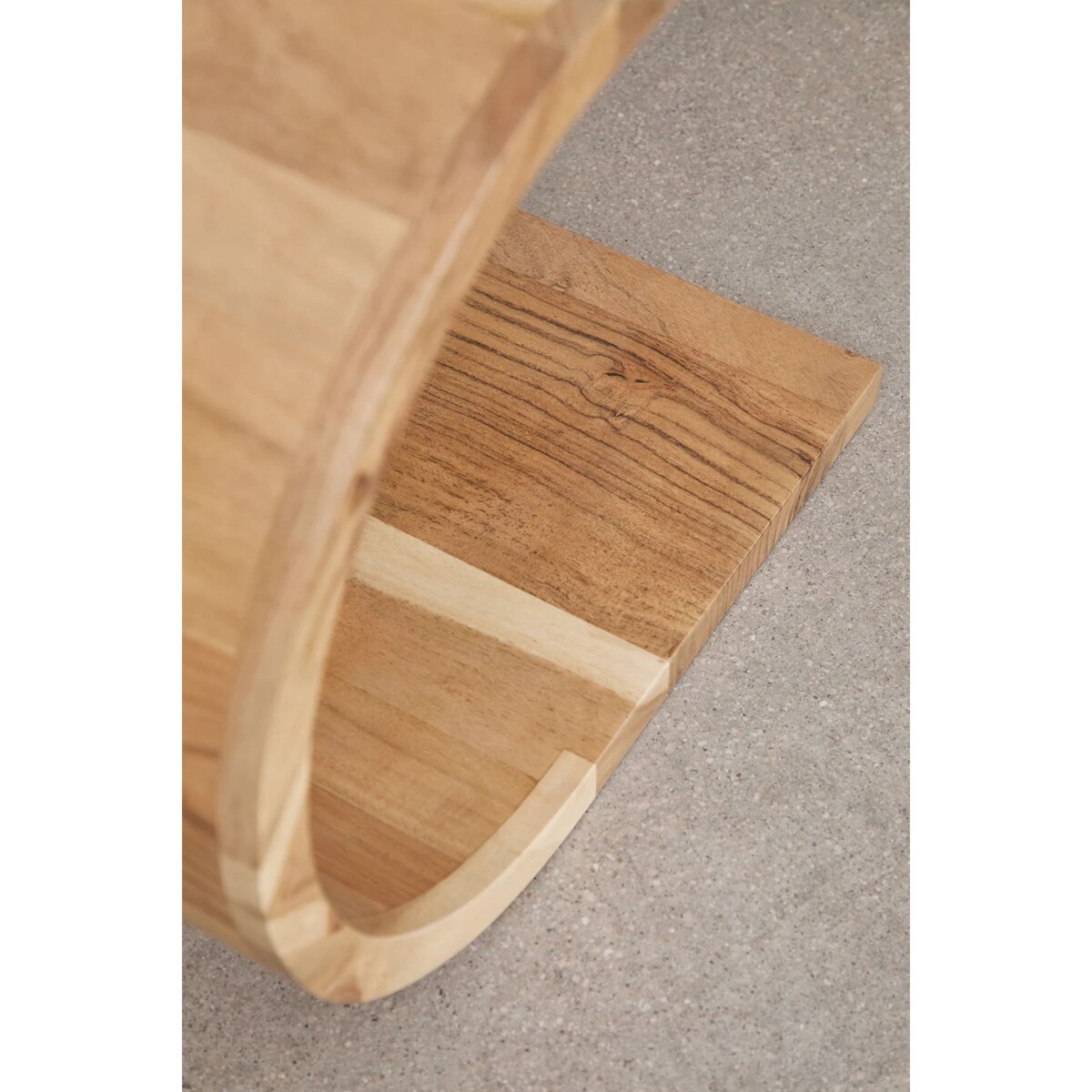 Stolik nocny z drewna mango, rustykalny Rigi 45x30 cm