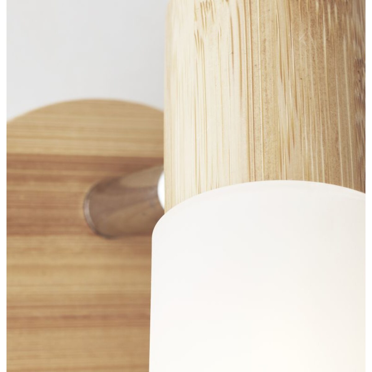 Kinkiet ekologiczny Babsan 51410/50 Brilliant regulacja drewno biały