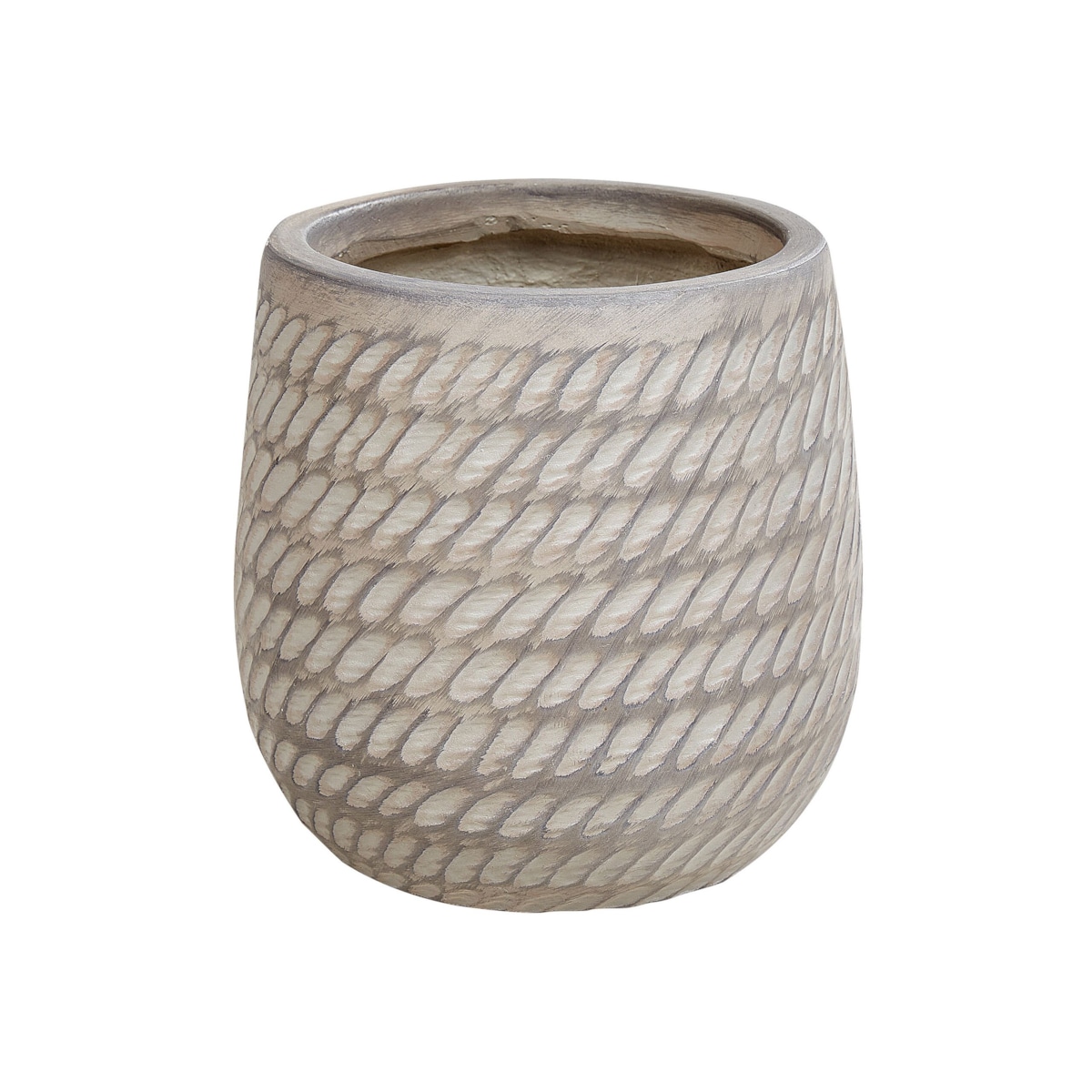 Doniczka ⌀ 19 cm beżowoszara LIVADIA