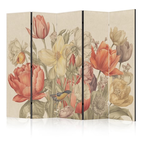 Parawan Akustyczny Bukiet Z Tulipanami 225x172cm
