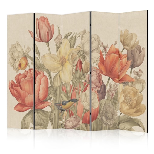 Parawan Akustyczny Bukiet Z Tulipanami 225x172cm