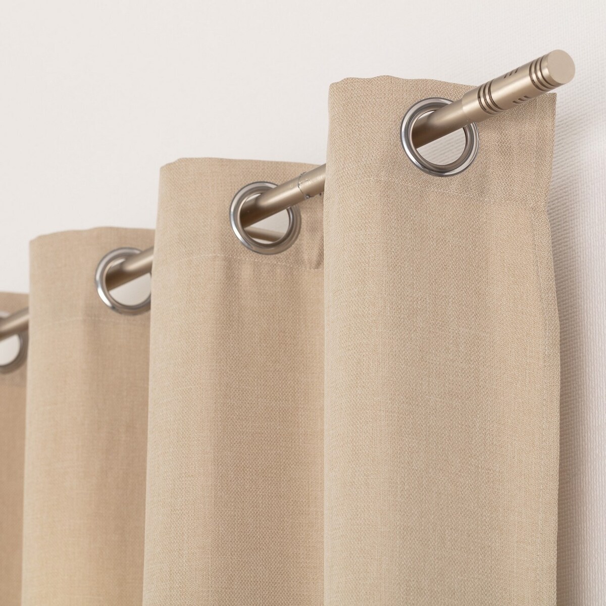 Zasłona BASIC na kółkach 140x280cm beżowy 1 szt. 140x280 beżowy