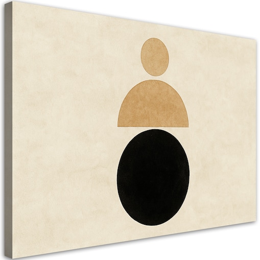 Feeby Obraz do salonu, Abstrakcyjne Figury Minimalizm 120x80