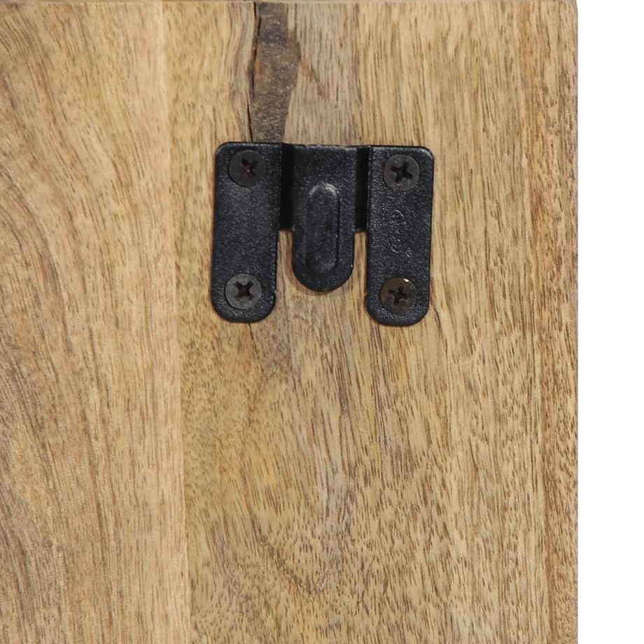 vidaXL Szafka nocna, 50x27x50 cm, surowe drewno mango