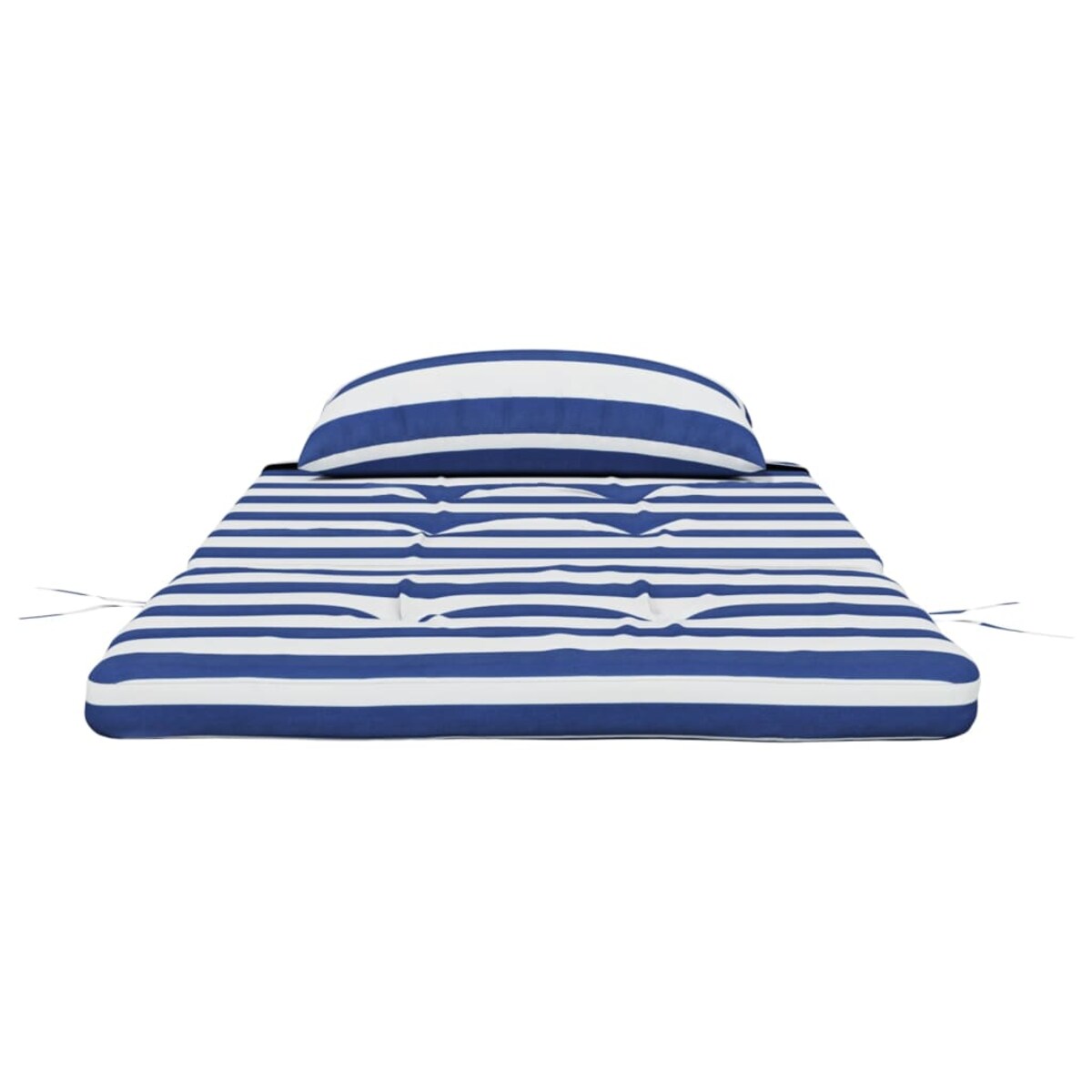 vidaXL Poduszki na krzesła Adirondack, 2 szt., niebiesko-białe paski