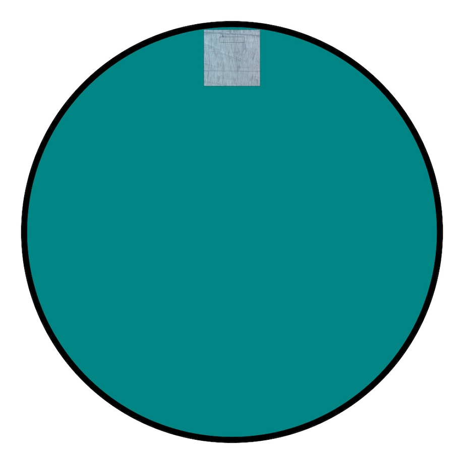 Lustro okrągłe - złote - 70 cm