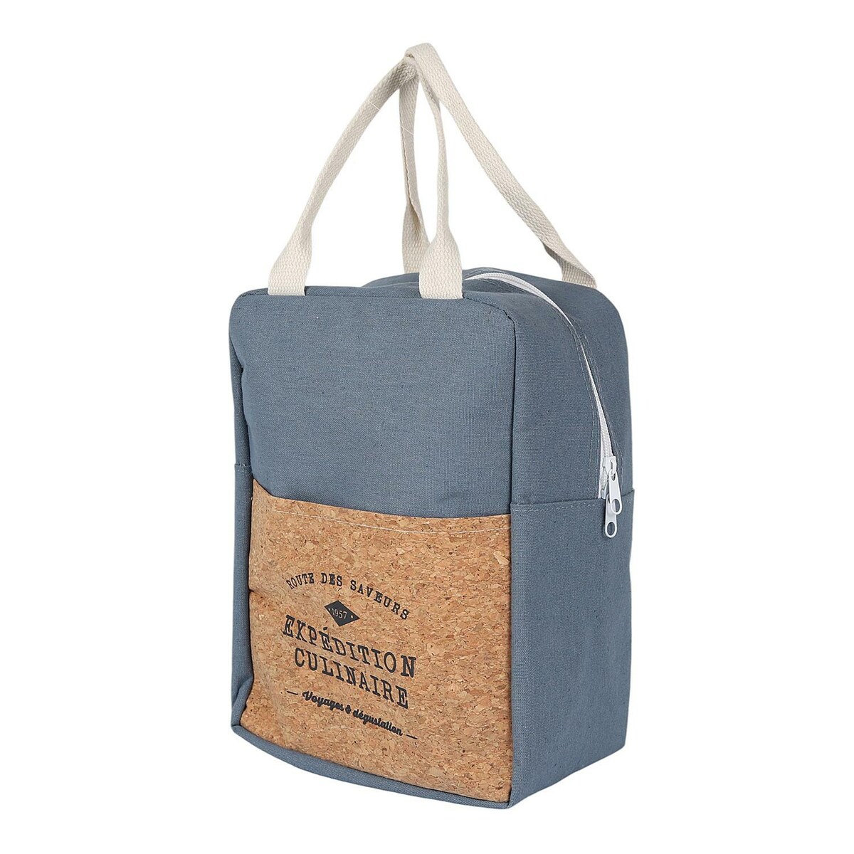 TORBA NA LUNCH Refreshing Cork 5L niebieska termoizolacyjna