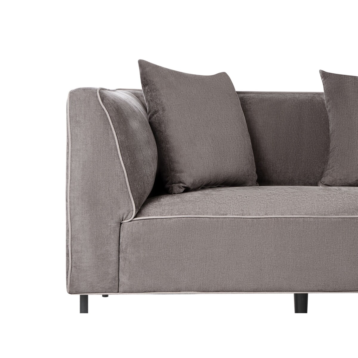 Narożnik dla 3 osób SATER Szenil Beżowoszary Lewostronny