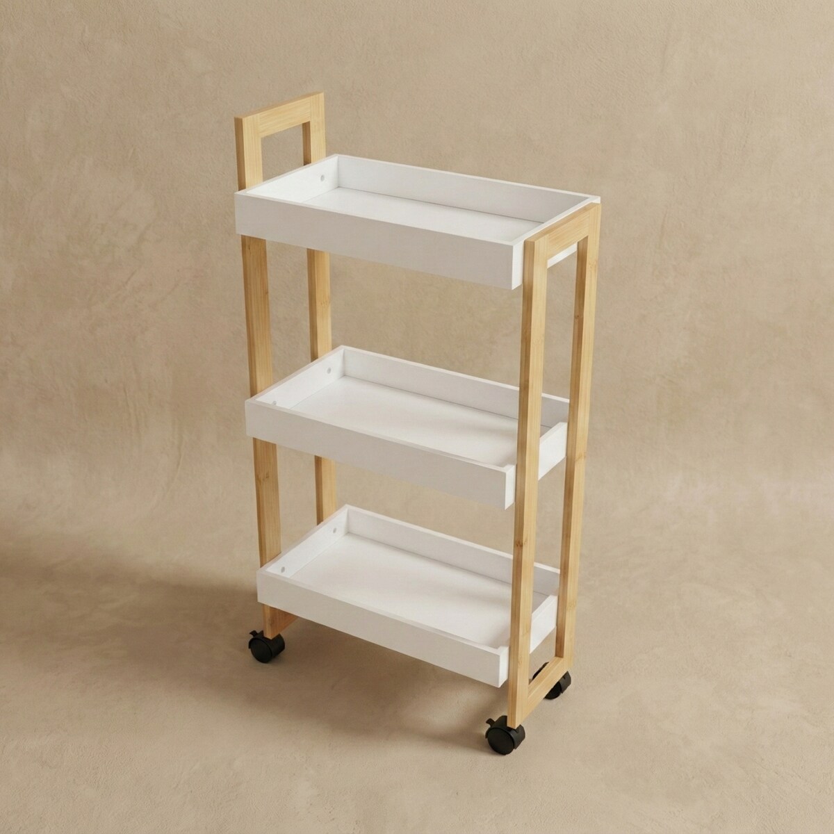 Wąski regał na kółkach ASEM, 80 cm