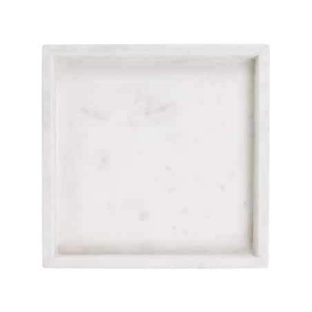 Taca dekoracyjna KATERINI Efekt marmuru Kamień Biały