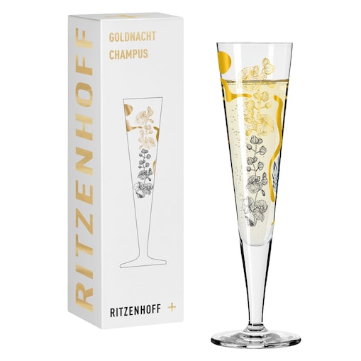 Kieliszek do szampana Golden Night, Concetta Lorenzo