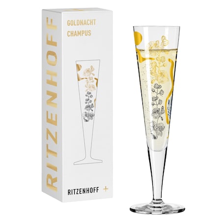 Kieliszek do szampana Golden Night, Concetta Lorenzo