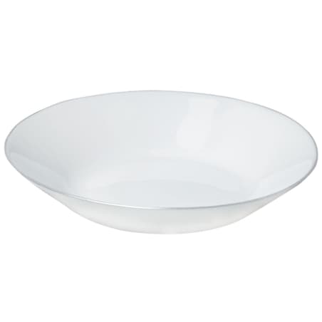 Zastawa stołowa Serwis Komplet talerzy 18 elementów na 6 osób srebrny rant KINGHOFF