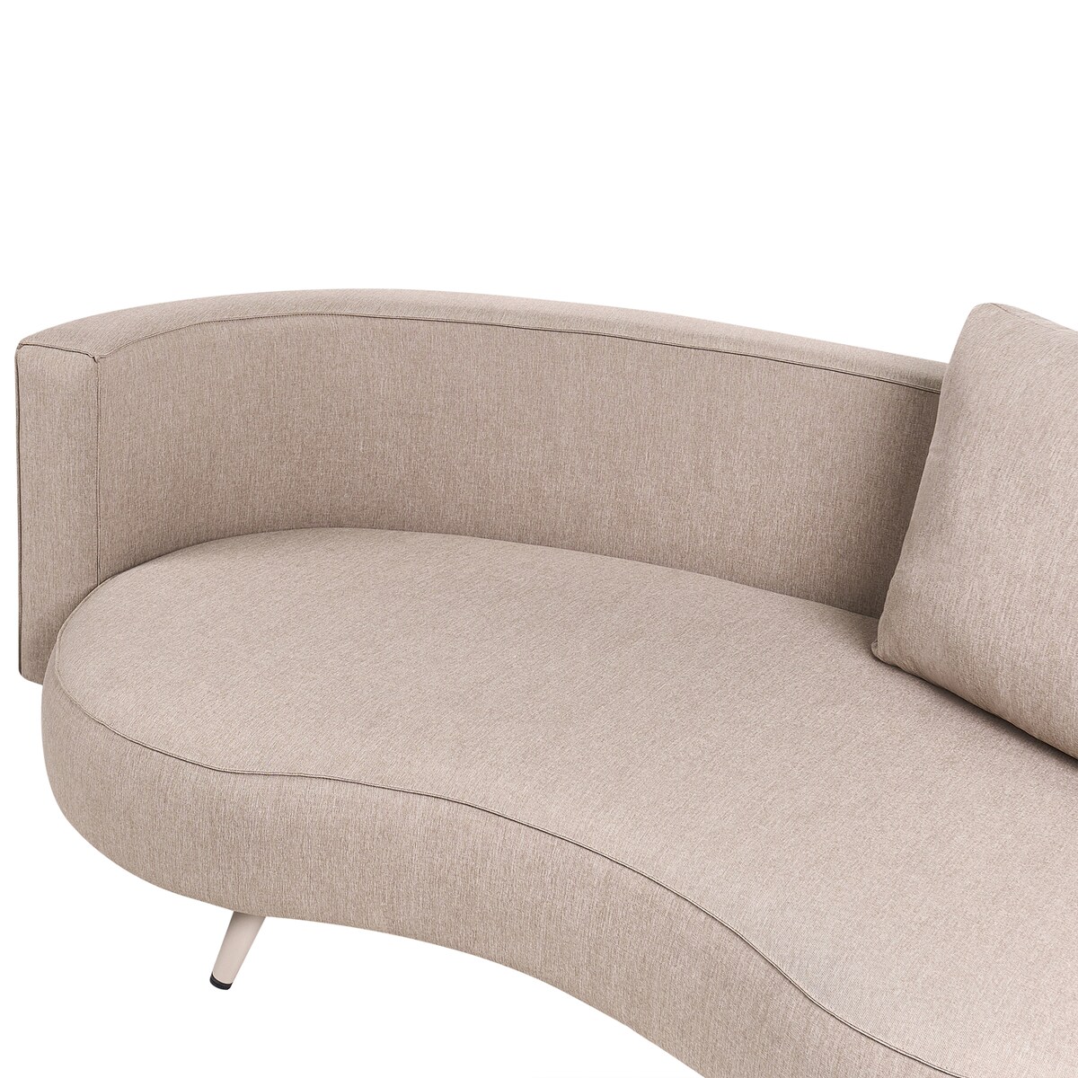 Sofa ogrodowa dla 3 osób PARORI Beżowy Prawostronny