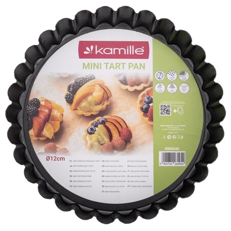 Forma do pieczenia tarty 12cm z wyjmowanym dnem KAMILLE