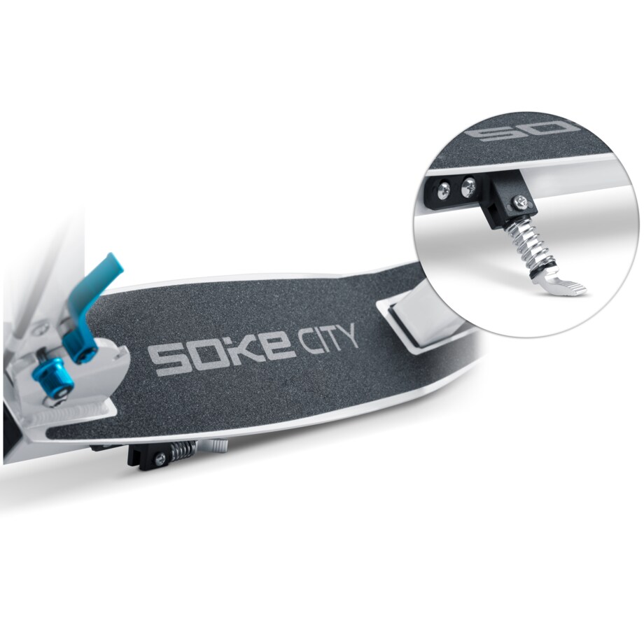 Hulajnoga miejska składana Soke City biała