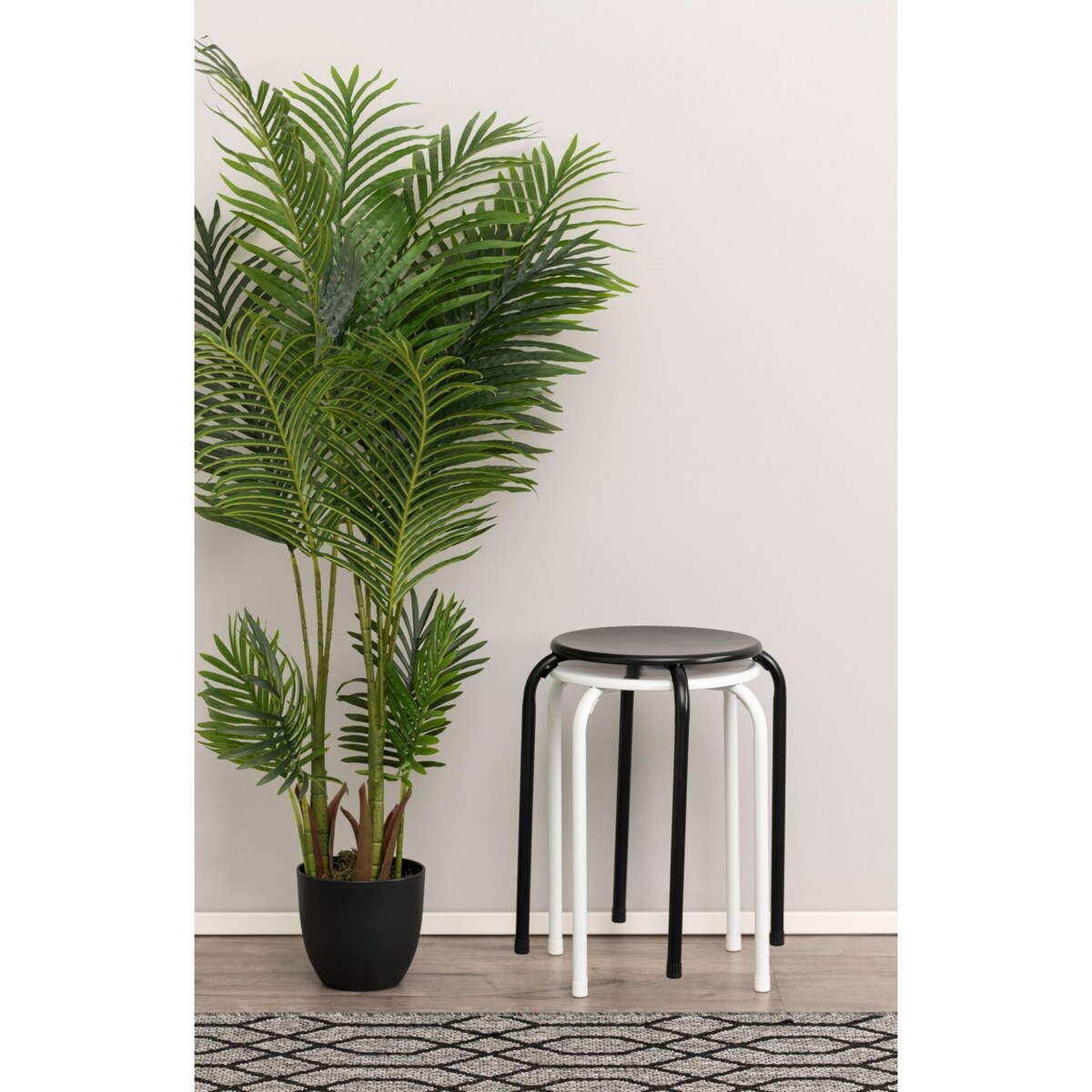 Metalowy taboret, Ø 30 cm