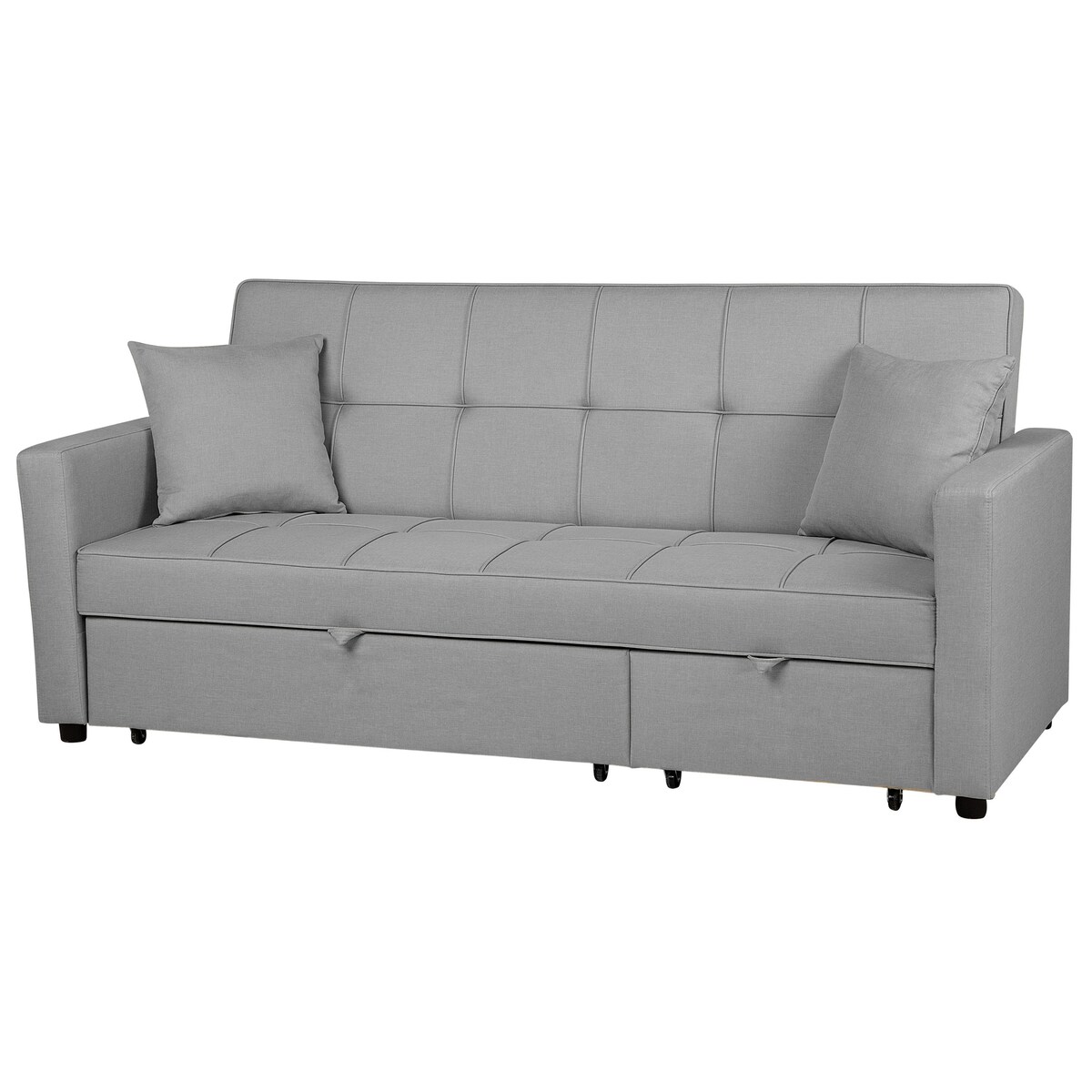 Sofa rozkładana dla 3 osób GLOMMA Jasnoszary