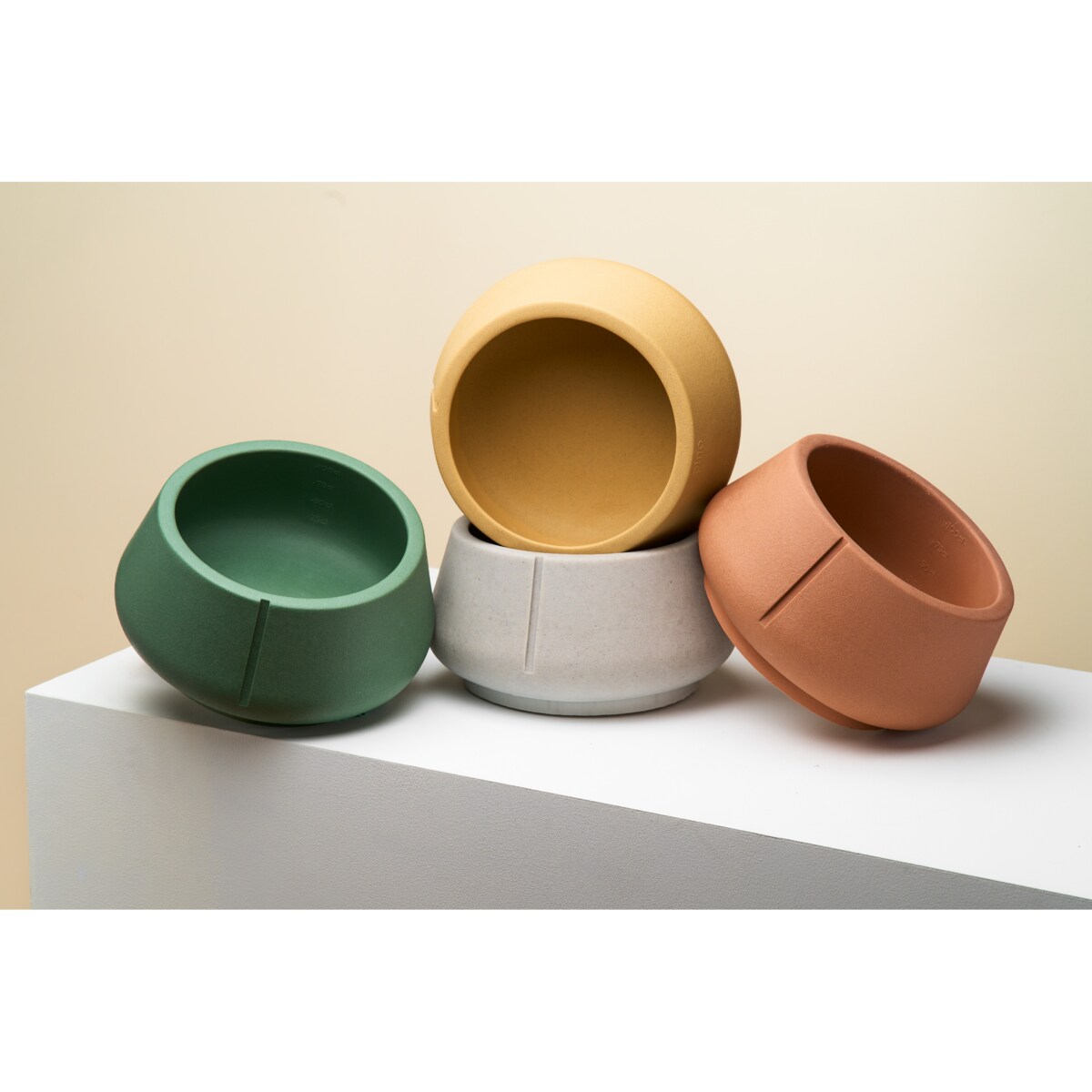 Miska dla psa z długimi uszami, szara