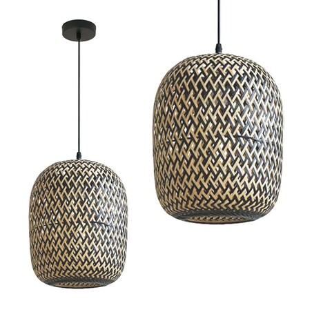 Lampa wisząca pleciona Boho Bamboo APP1542-1CP
