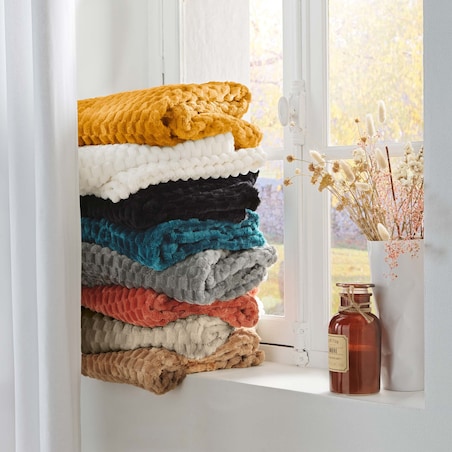 Narzuta na łóżko pikowana 150x125 cm AGOGE szara