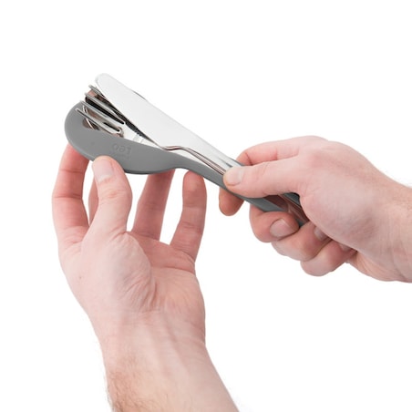 Zestaw sztućców podróżnych ze stali nierdzewnej 4-el., szary BergHOFF