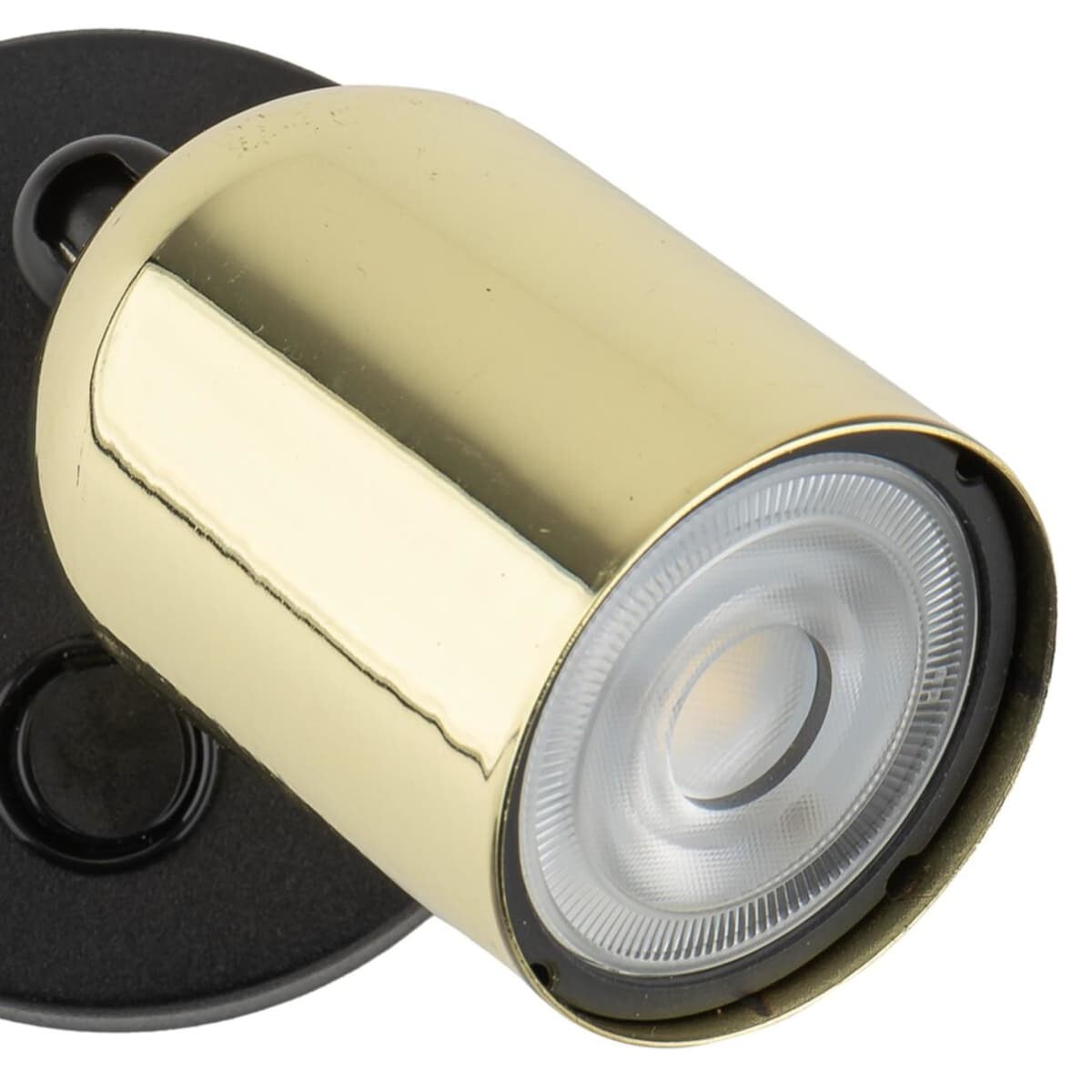 Sufitowy reflektorek z włącznikiem tuba Top 6030 TK Lighting okrągły czarny