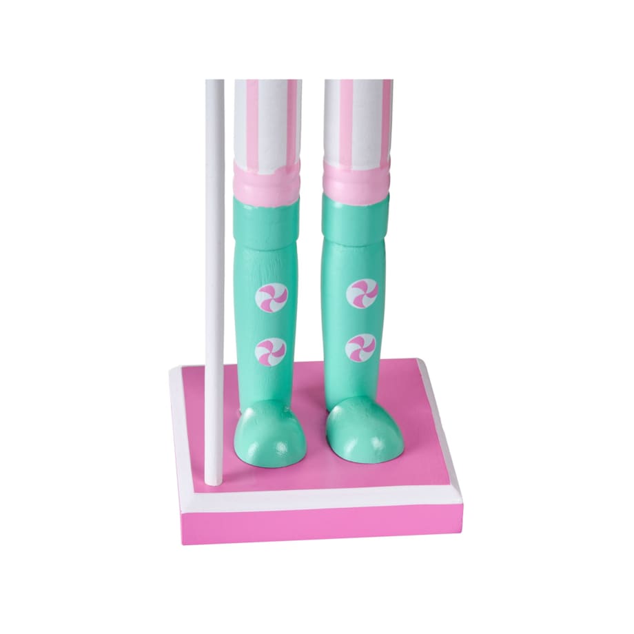 Figurka dekoracyjna DALALVEN Dziadek do orzechów 50 cm Różowy