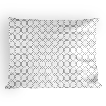 RENA komplet pościeli z bawełny, szary/biały, 160x200