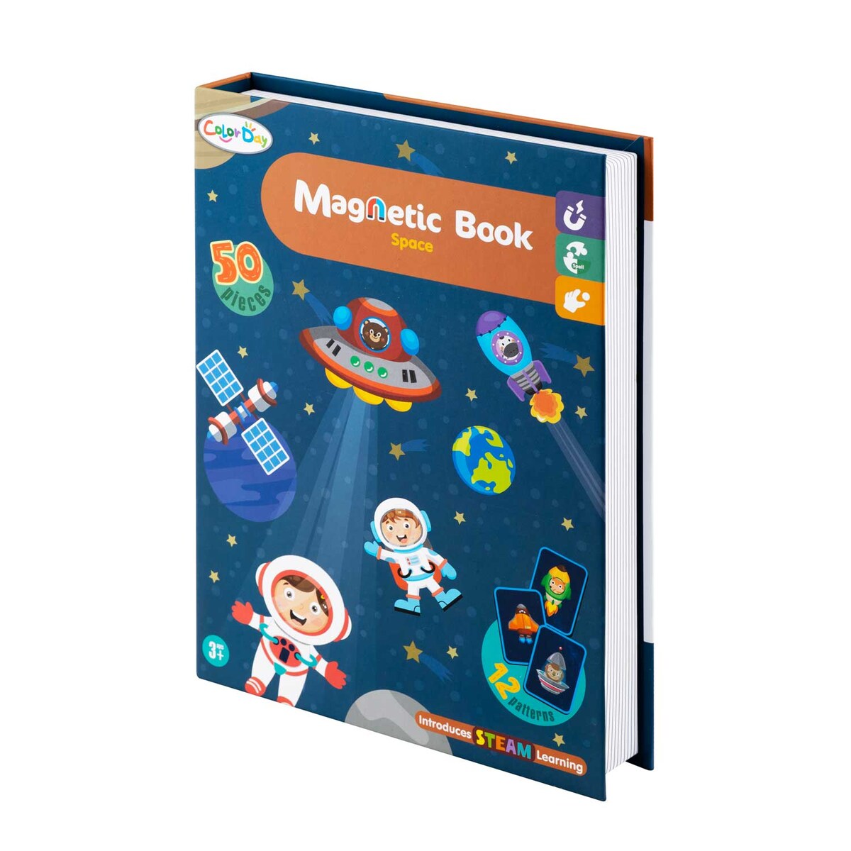 Książka magnetyczna Ricokids RK-770 edukacyjna puzzle układanka kosmos 777001