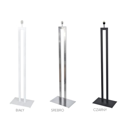 Lampa stojąca podłogowa z abażurem walec MONO