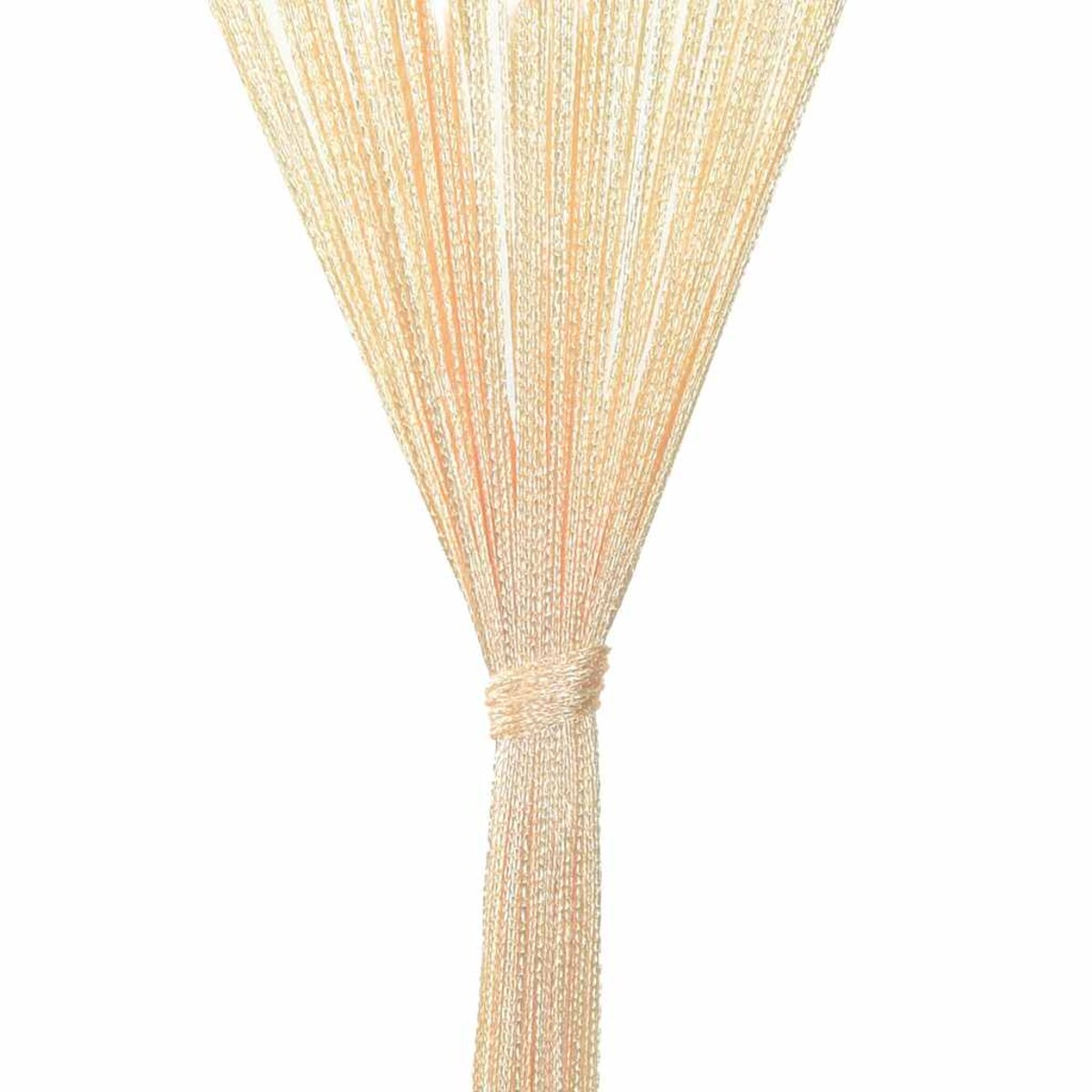 vidaXL Zasłony sznurkowe, 2 sztuki, 140 x 250 cm, kremowe