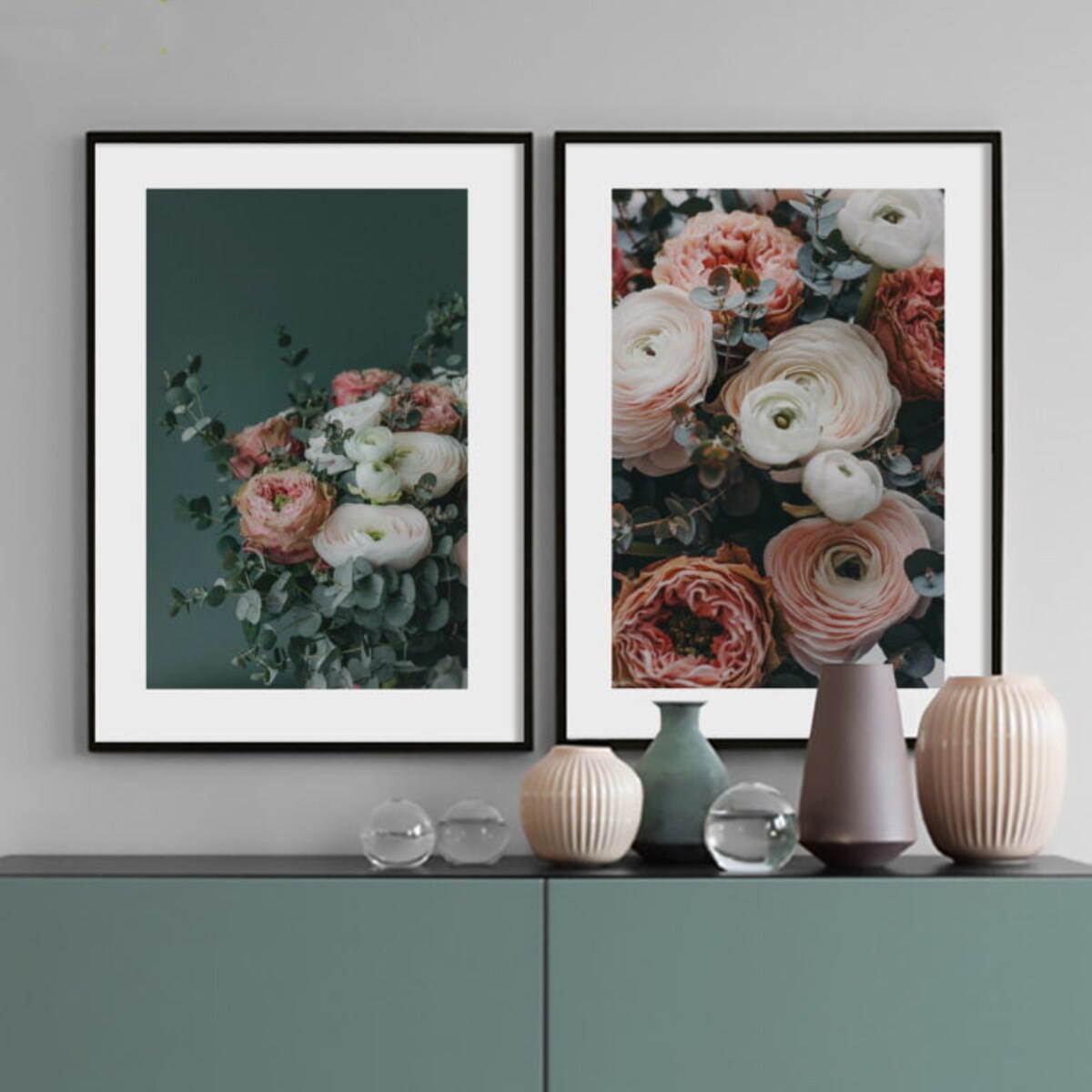 Poster Story, Plakat, Obraz - Bukiet Koralowych Piwoni, wymiary 30 x 42 cm