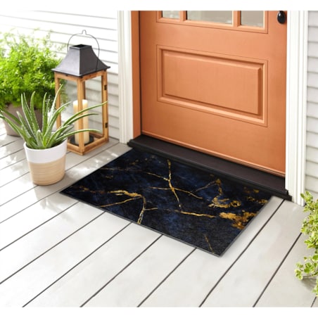 Wycieraczka zewnętrzna Granatowy marmur 60x40cm