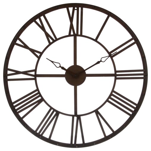 Metalowy zegar ścienny VINTAGE - Ø 70 cm