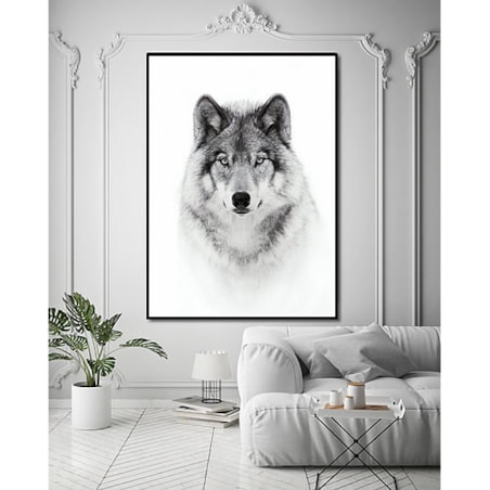 Poster Story, Plakat, Obraz - Wilk w Akwareli, wymiary 21 x 30 cm