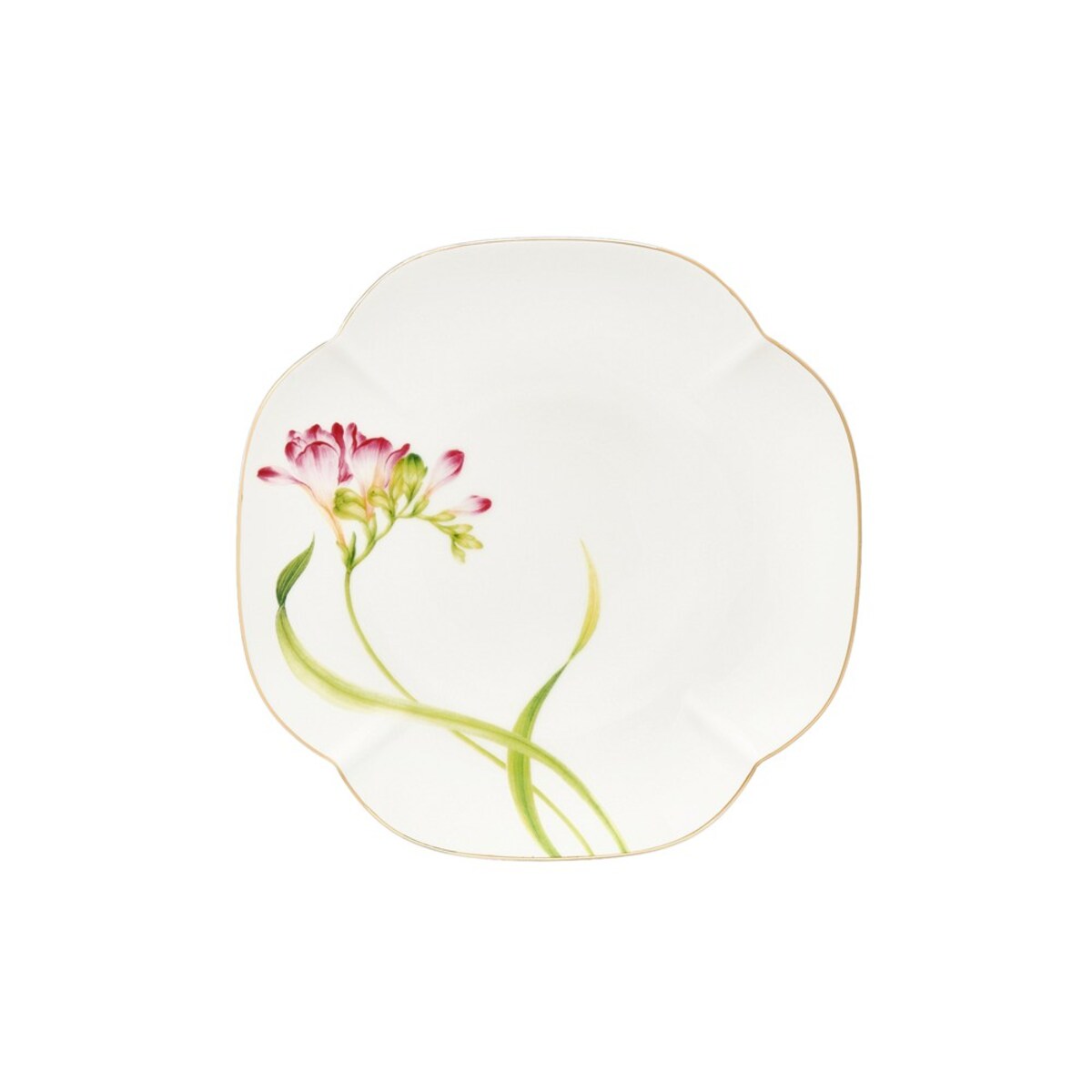 VILLA ITALIA Talerzyk deserowy porcelanowy 16,5 x 16,5 cm AROMA di FRESIA