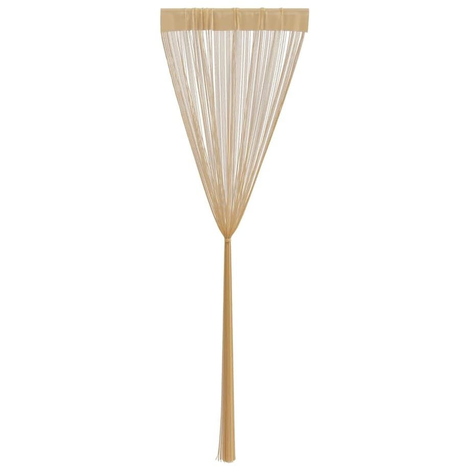 vidaXL Zasłony sznurkowe, 2 sztuki, 140 x 250 cm, beżowe