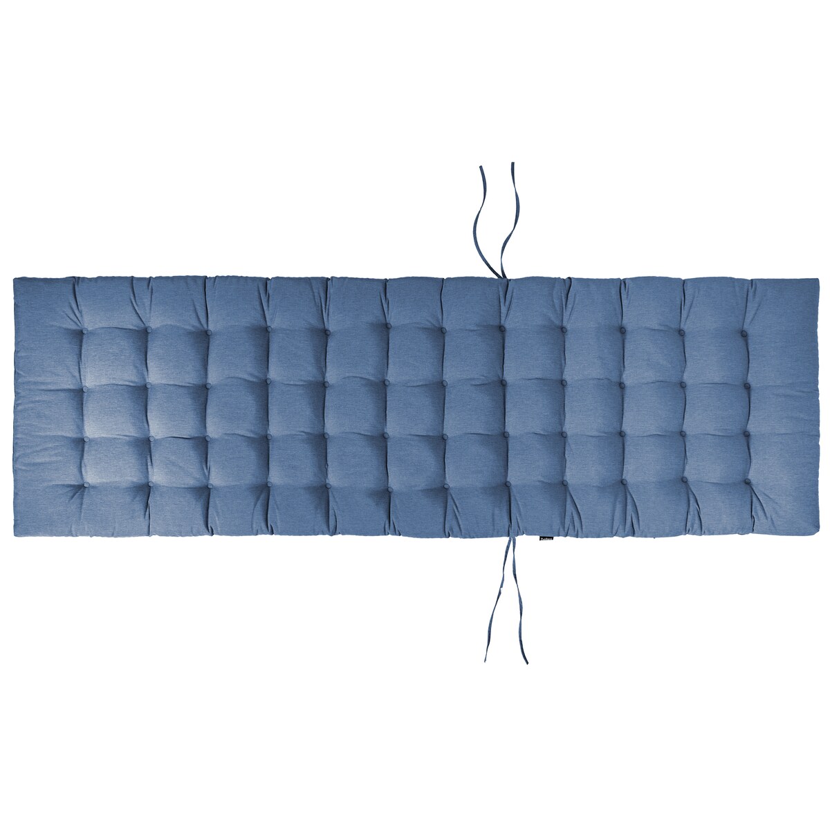 Poduszka na leżak ogrodowy CESANA PREMIUM 192 x 56 cm Niebieski