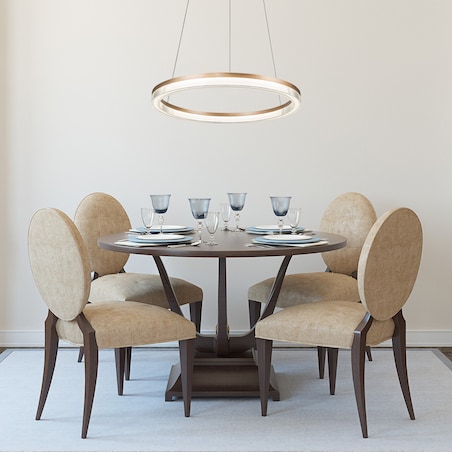 Lampa sufitowa wisząca Light Prestige Midway złoty LED CCT 3000K/4000K/6000K (regulowana) 1 szt.