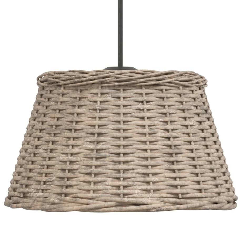 vidaXL Klosz lampy wiszącej, brązowy, Ø50x30 cm, wiklina
