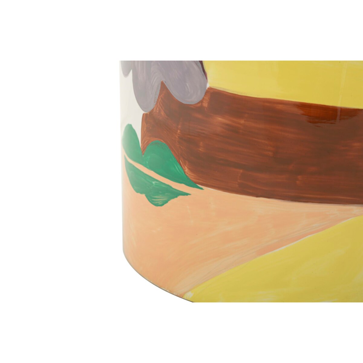 Osłonka dekoracyjna Piccassy Color Top, kolor wielokolorowy, ceramika, 19 x 19 x 28 cm, styl nowoczesny, na doniczkę do salonu, Mauro Ferretti