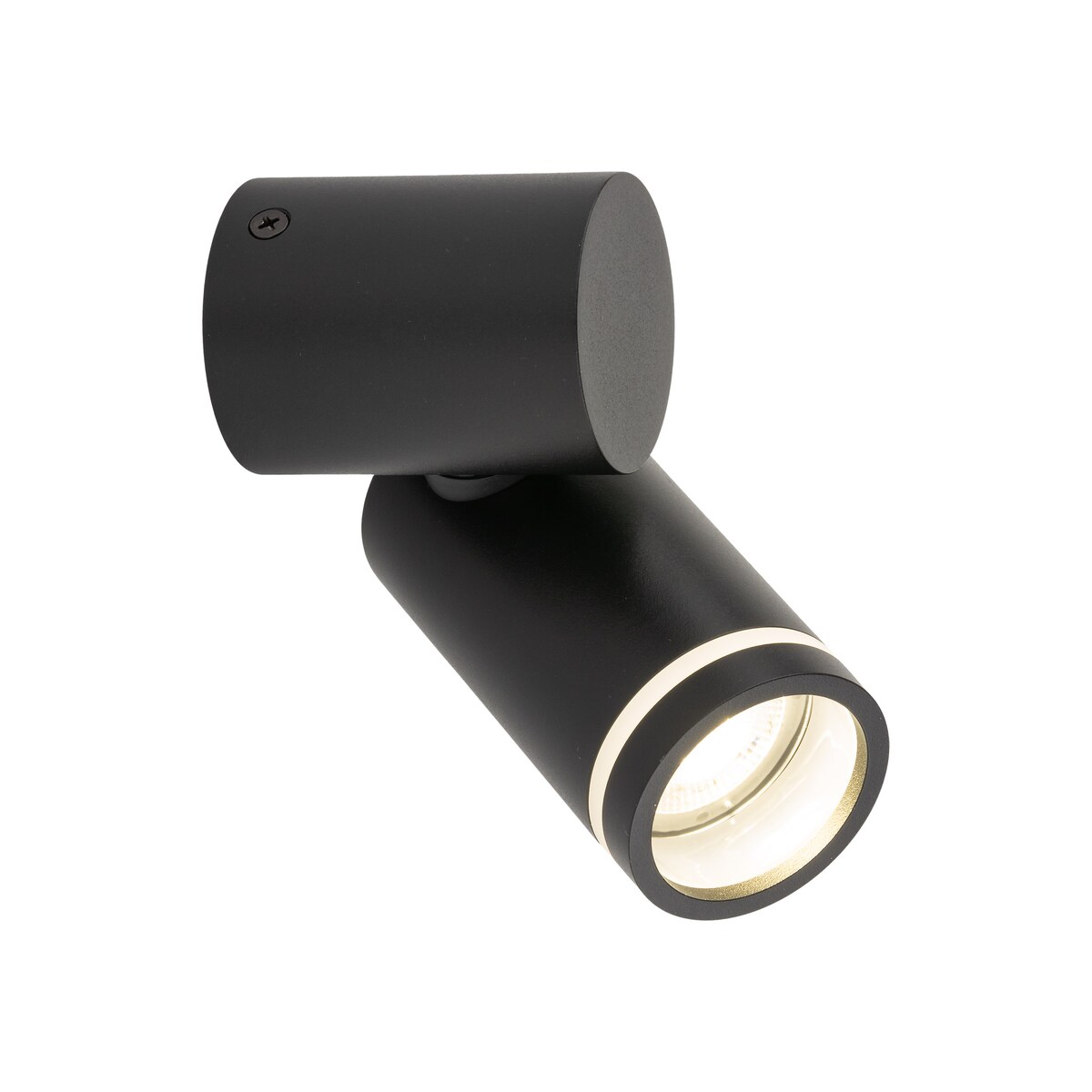 Lampa reflektor spot TK Lighting JET BLACK 5349 czarna GU10 nowoczesna regulowana oprawa ścienna sufitowa 1-punktowa