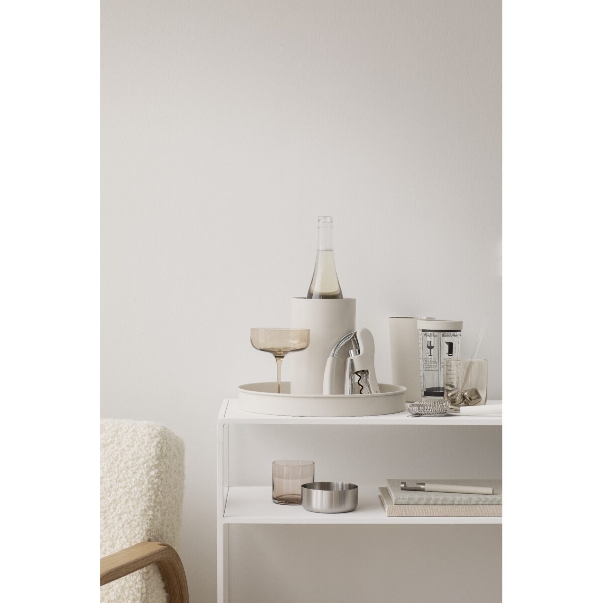 Cooler na butelki EASY, moonbeam