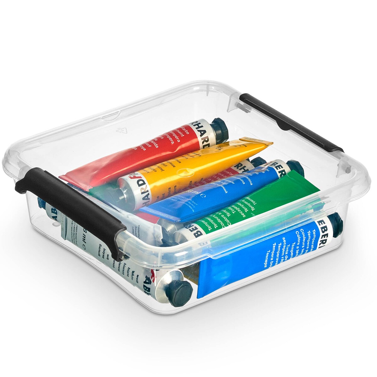 Pojemnik Plastikowy Pudełko Z Pokrywą Box Do Przechowywania Mały 0,6L