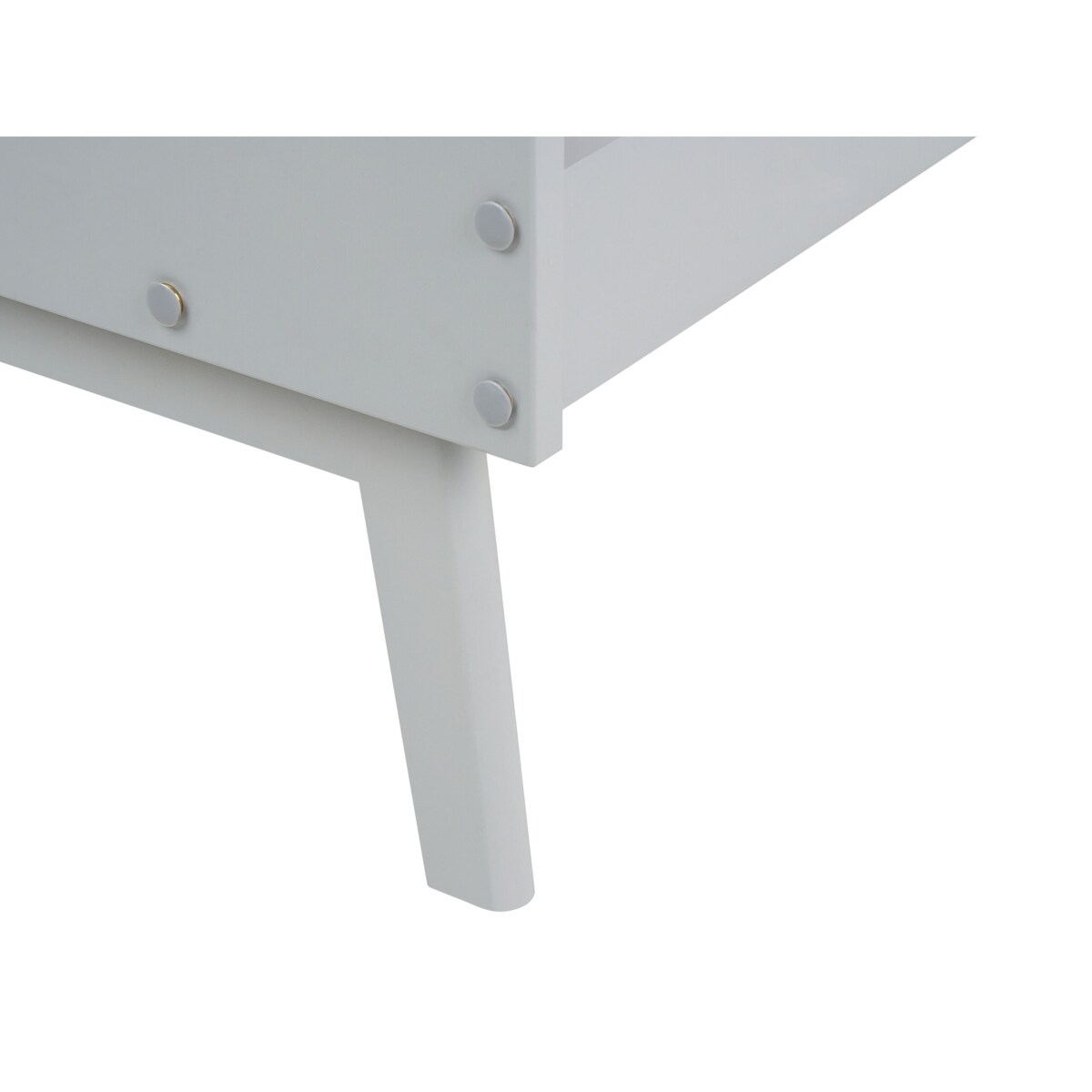 Łóżko drewniane 90 x 200 cm szare BONNAC