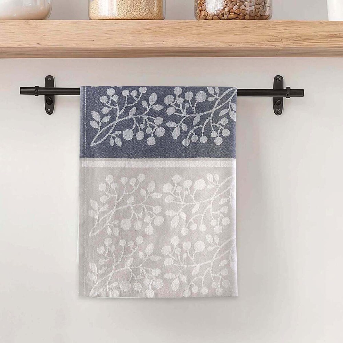 Ścierka bawełniana kuchenna 50x70 Perełka niebieska