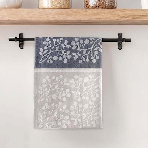 Ścierka bawełniana kuchenna 50x70 Perełka niebieska