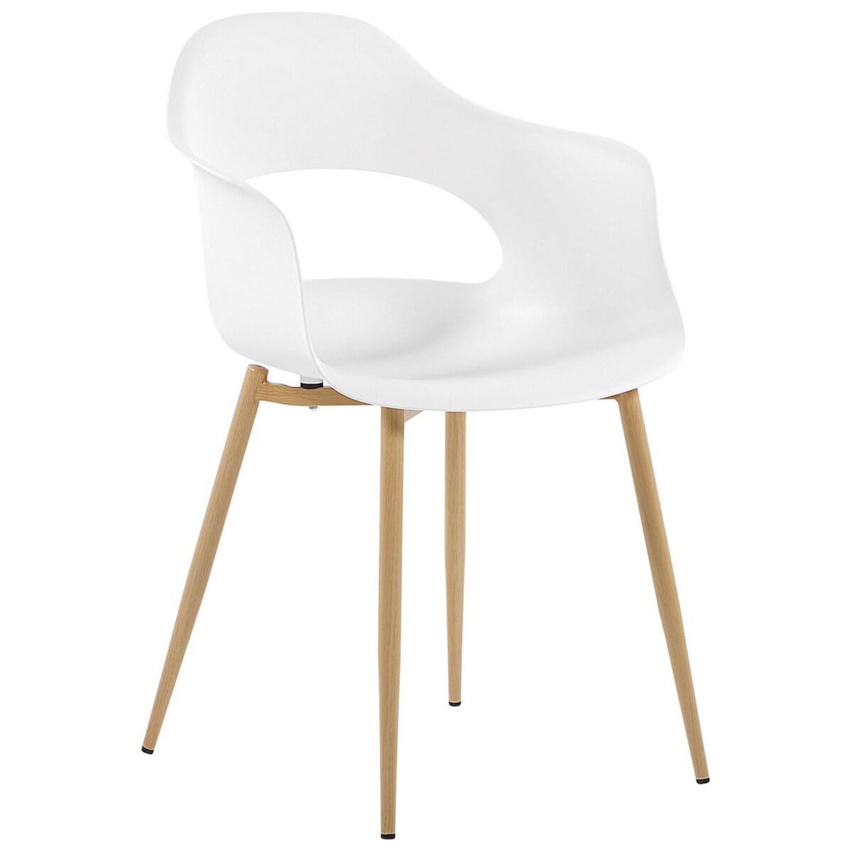 Zestaw 2 krzeseł do jadalni UTICA Biały